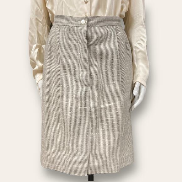 Vintage Nordstrom checkered high waisted skirt 26” - Picture 1 of 6